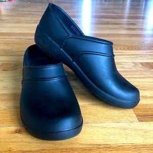 Classic Black CROCS size 8